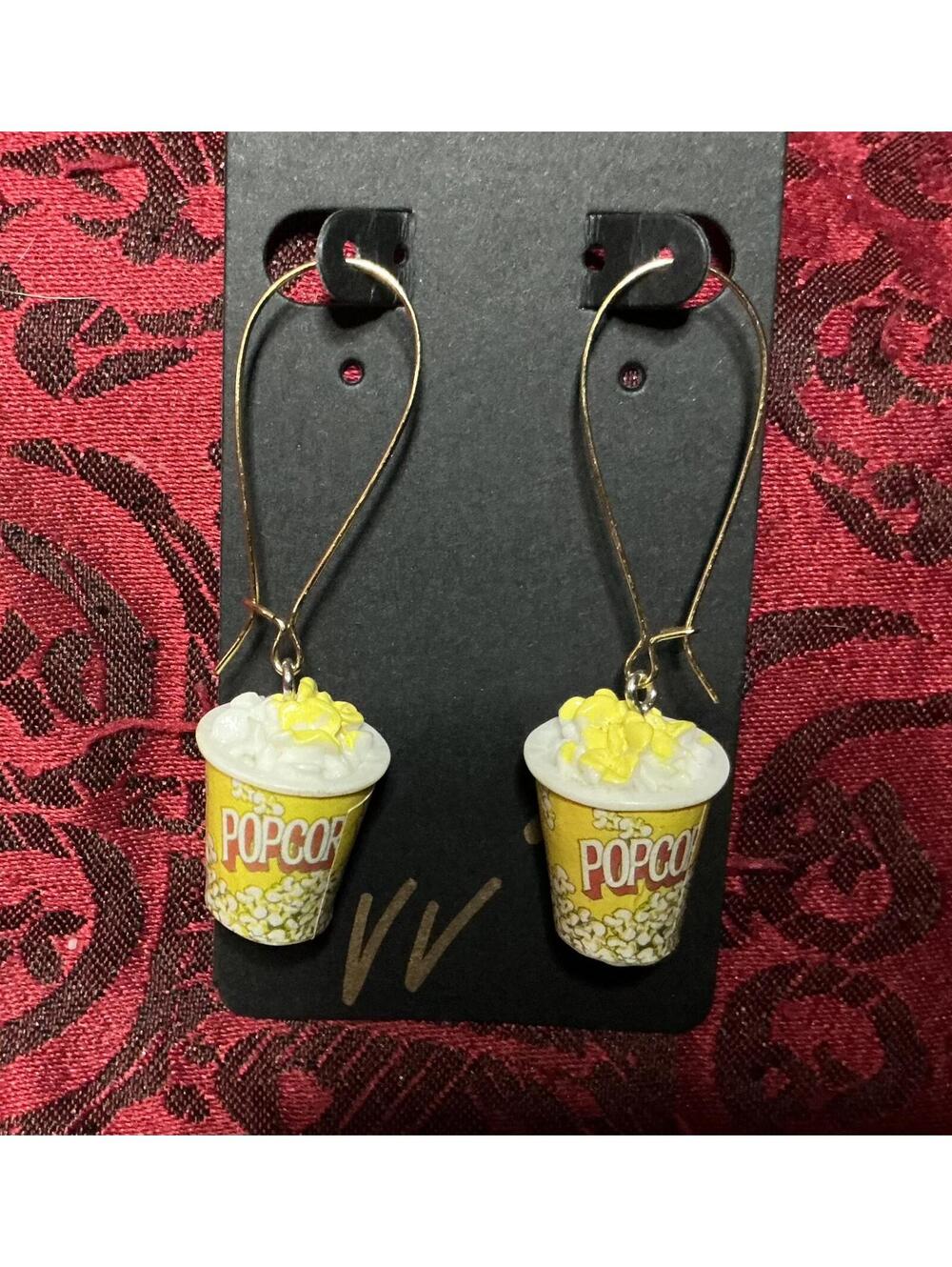 Extra Butter Popcorn Earrings